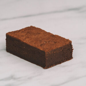 une part de fondant au chocolat et à la farine de sarrasin